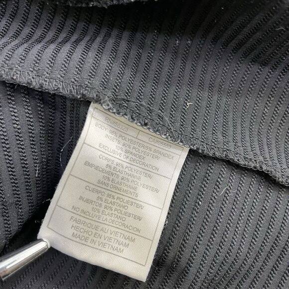 Nike Sphere Dry Jacket Black w/Gold  Full Zip Textured Women's L (12/14) - Picture 10 of 11